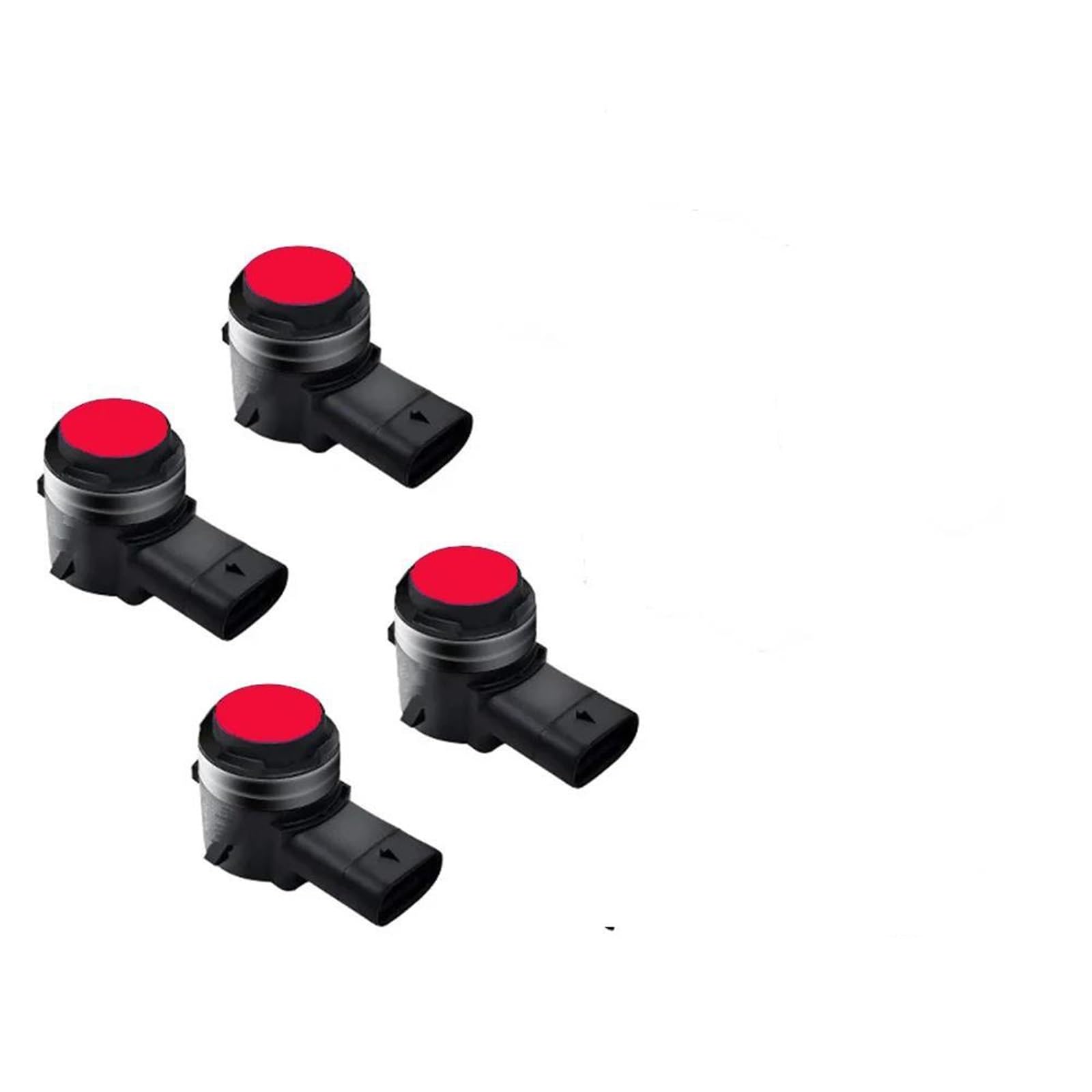 Vorne Hinten Parksensor Sensoren Auto Parkplatz Sensor Unterstützung Backup Radar Summer System Für SEAT Für Ateca Für Arona Für Tarraco Für Ibiza Mk5 Für Leon Mk3 Auto Parken Sensor(Red (4 pcs)) von LKRGBXA