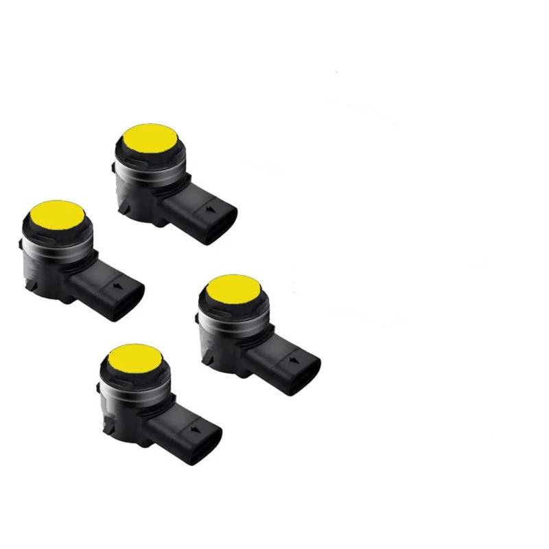 Vorne Hinten Parksensor Sensoren Auto Parkplatz Sensor Unterstützung Backup Radar Summer System Für SEAT Für Ateca Für Arona Für Tarraco Für Ibiza Mk5 Für Leon Mk3 Auto Parken Sensor(Yellow (4 pcs)) von LKRGBXA