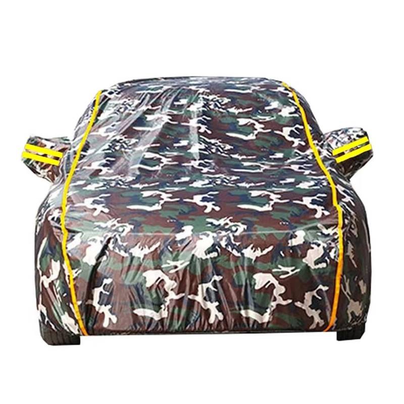 Autoabdeckung Für Citroen AMI 2021/C1 2005-2014/C2, Outdoor Autoplane Winddicht UV Mit Reflektorstreifen Vollgarage(Camouflage,C1 2 2014) von LLCDZR