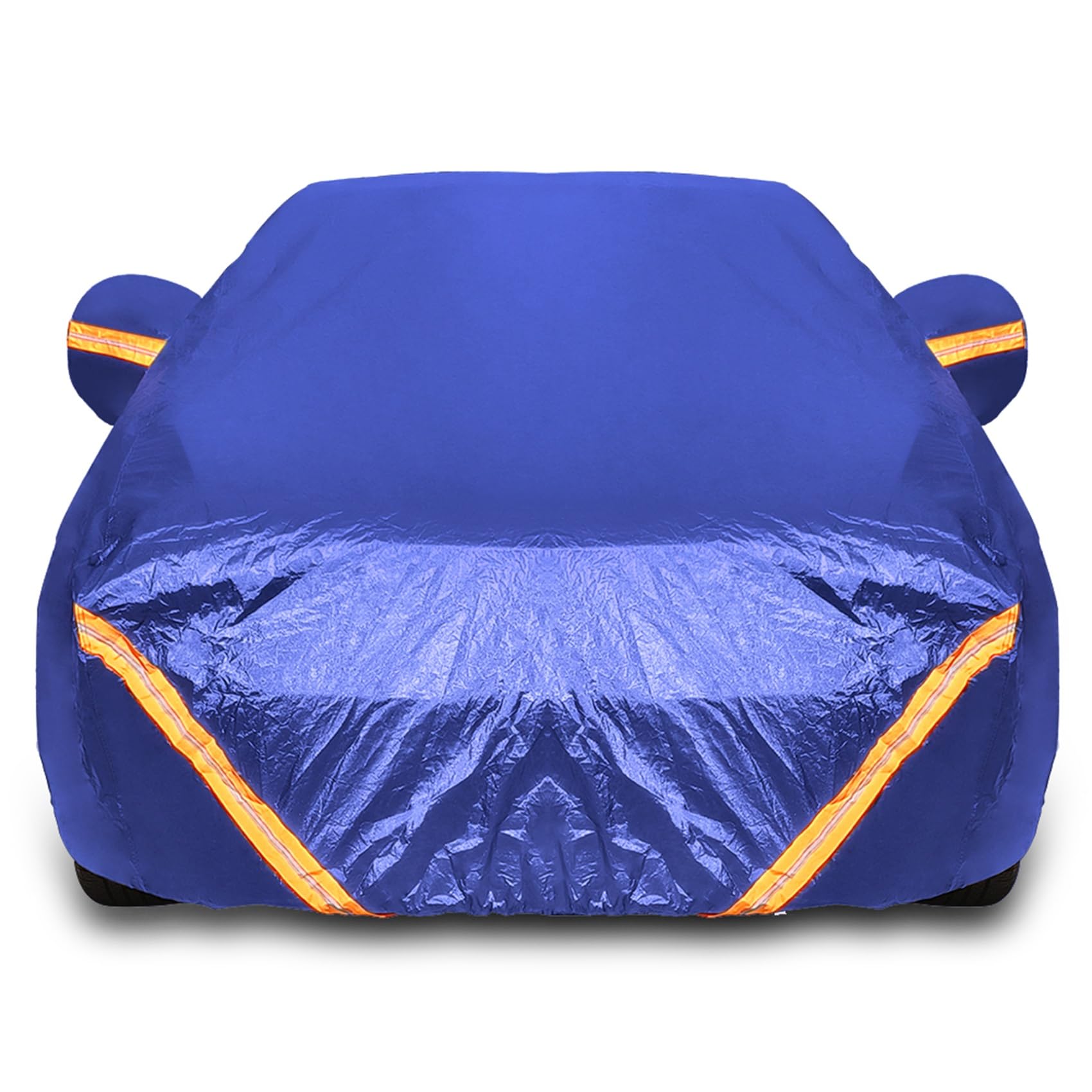 Autoabdeckung Für Hyundai Tucson 2004-2025, Vollgarage Für Den Außenbereich, Allwetter-Autoabdeckung Mit Türreißverschluss, Wasserdicht, Winddicht, Schneefest(Blue,with Cotton) von LLCDZR