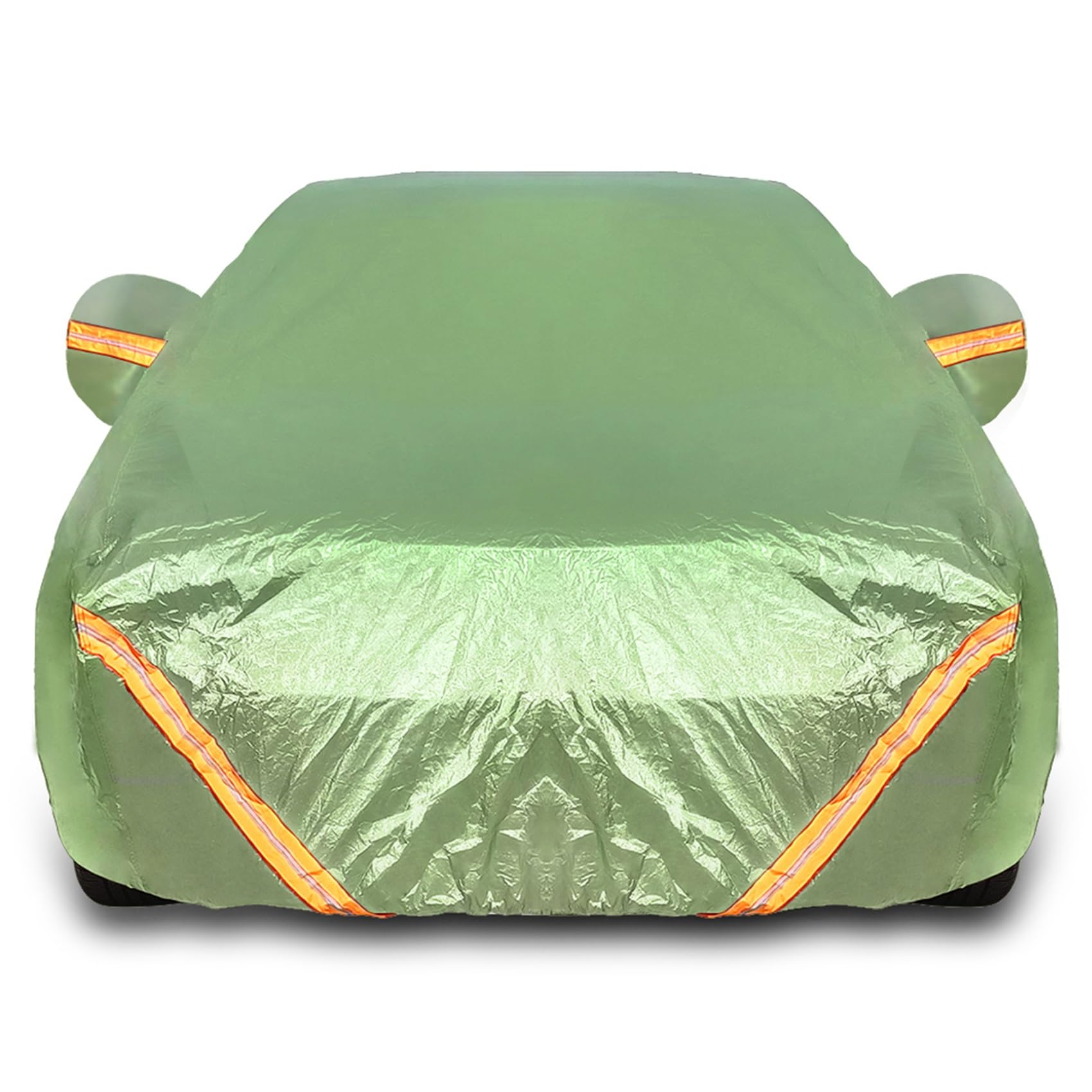 Autoabdeckung Für 𝐒ubaru WRX Sedan, Vollgarage Für Den Außenbereich, Allwetter-Autoabdeckung Mit Türreißverschluss, Wasserdicht, Winddicht, Schneefest(Green,with Cotton) von LLCDZR