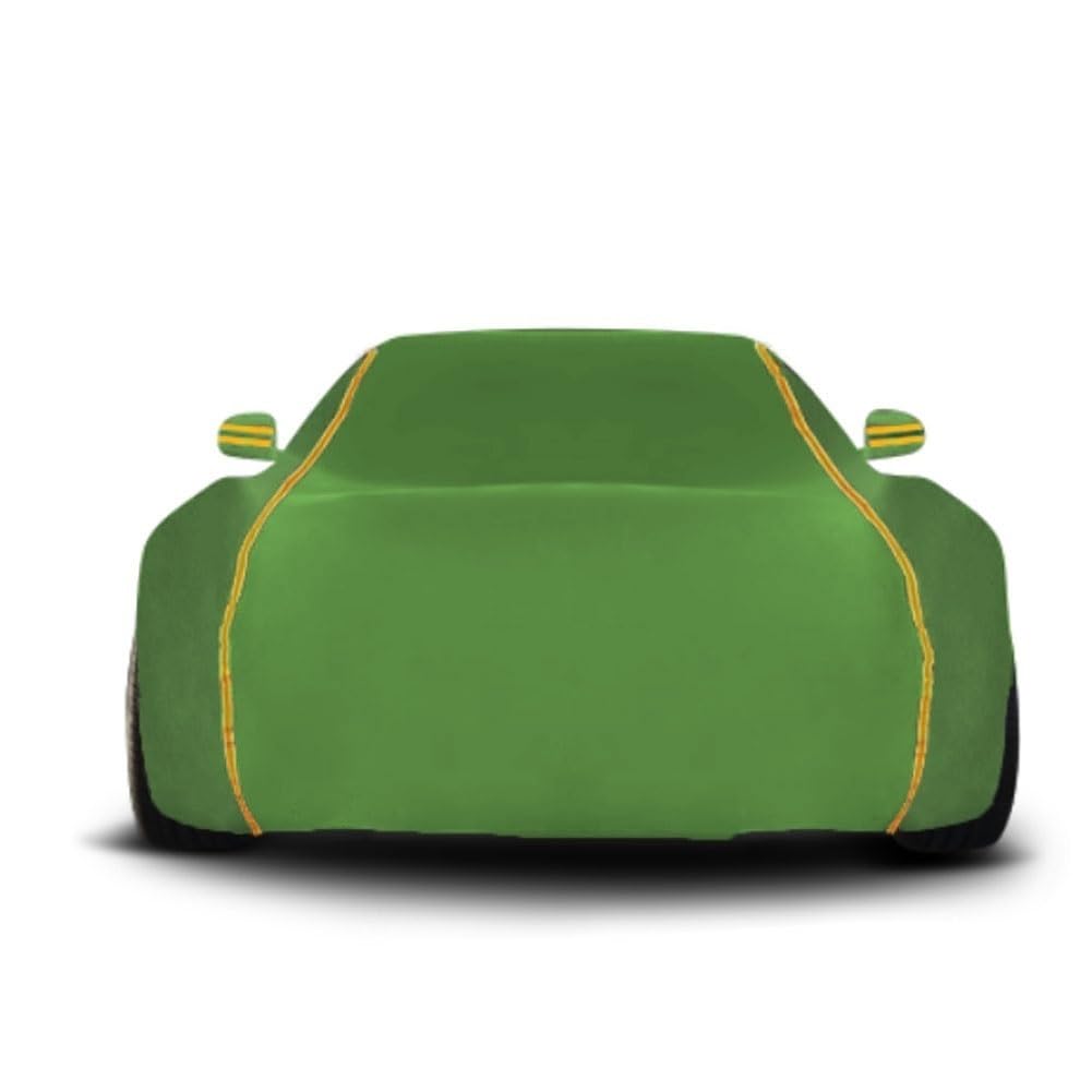 Regenschutz-Autoabdeckung für BMW 4er-Reihe 425i Cabrio M Sport (2017–2024)| wasserdichte und atmungsaktive Vollgarage für Sonnenschutz und UV-Schutz im Freien(Green,2024) von LLCDZR