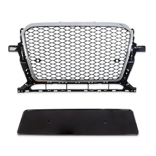 Kühlergrill Wabengrill Sport Chrom Schwarz passt für Audi Q5 8R ab 2012-2017 von LLCTOOLS