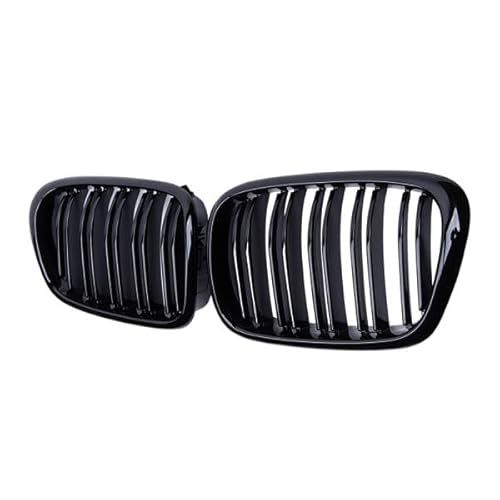 Sport Kühlergrill Doppelsteg Performance Glanz passend für BMW 5er E39 95-03 von LLCTOOLS