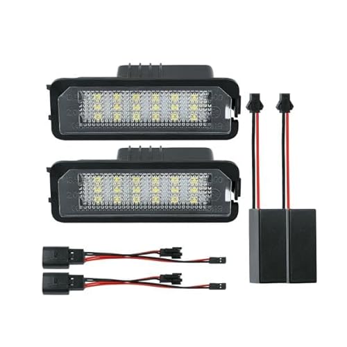 LED Kennzeichenbeleuchtung kompatibel mit Altea (Typ 5P1/5P5) - BJ 03/2004-2015 von LLCTOOLS