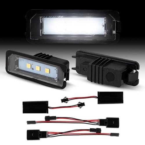 LED Kennzeichenbeleuchtung kompatibel mit Exeo Limousine (Typ 3R2/3R5) 12/2008-05/2013 von LLCTOOLS