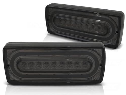 LED Lightbar Rückleuchten kompatibel mit Mercedes G-Klasse W463 90-12 Smoke dynamischer Blinker von LLCTOOLS