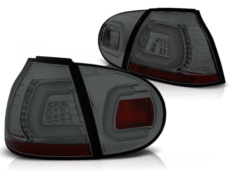 LED Lightbar Rückleuchten kompatibel mit VW Golf 5 (V) Limo Bj. 03-09 Smoke von LLCTOOLS