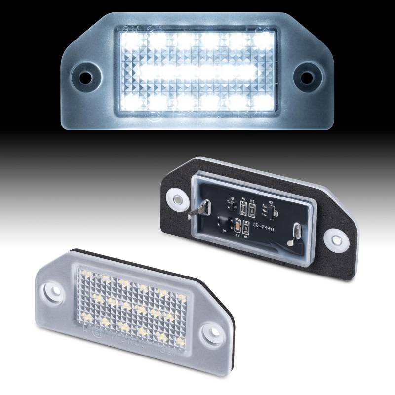 LLCTOOLS - Nummernschildbeleuchtung Langlebig & Effizient - Kennzeichenleuchte LED kompatibel mit Passat - Hochwertige LED Kennzeichenbeleuchtung - 2x Auto Kennzeichenleuchten mit wenig Stromverbrauch von LLCTOOLS