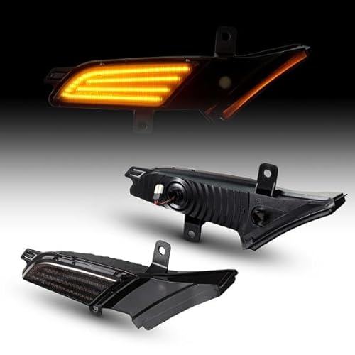 Led Seitenblinker passend für Porsche Cayenne 9PA BJ 02/2007-2010 SMOKE von LLCTOOLS