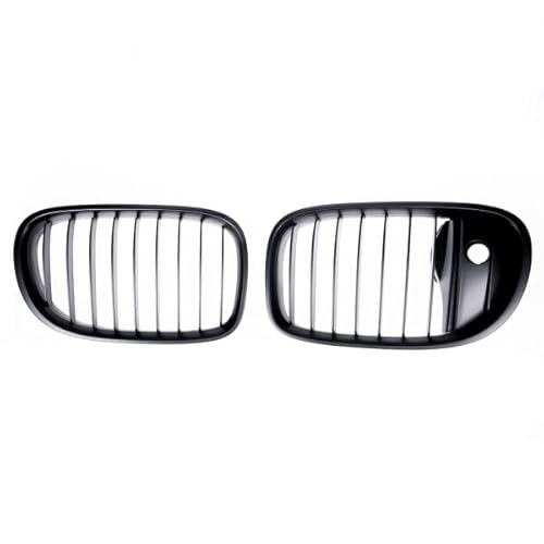 Satz Sport-Performance Kühlergrill schwarz Matt passt für 7er F01 F02 12-15 von LLCTOOLS