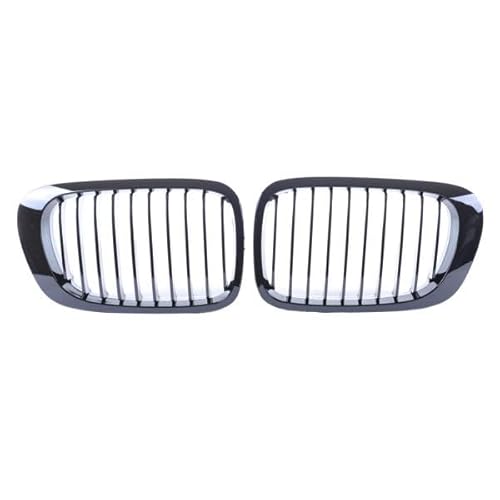 Set Sport Kühlergrill Performance schwarz glanz für E46 Coupe Cabrio 99-03 von LLCTOOLS