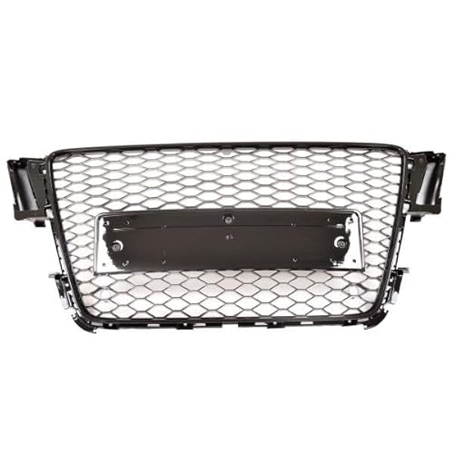 Sport Kühlergrill Wabengrill schwarz hochglanz kompatibel mit A5 8T ab 07-12 kein RS5 Für Modelle mit und ohne PDC (Park Distance Control) von LLCTOOLS