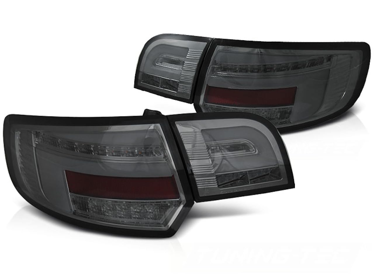 Voll LED Lightbar Rückleuchten kompatibel mit Audi A3 8P Sportback 08- Smoke dynamische Blinker von LLCTOOLS