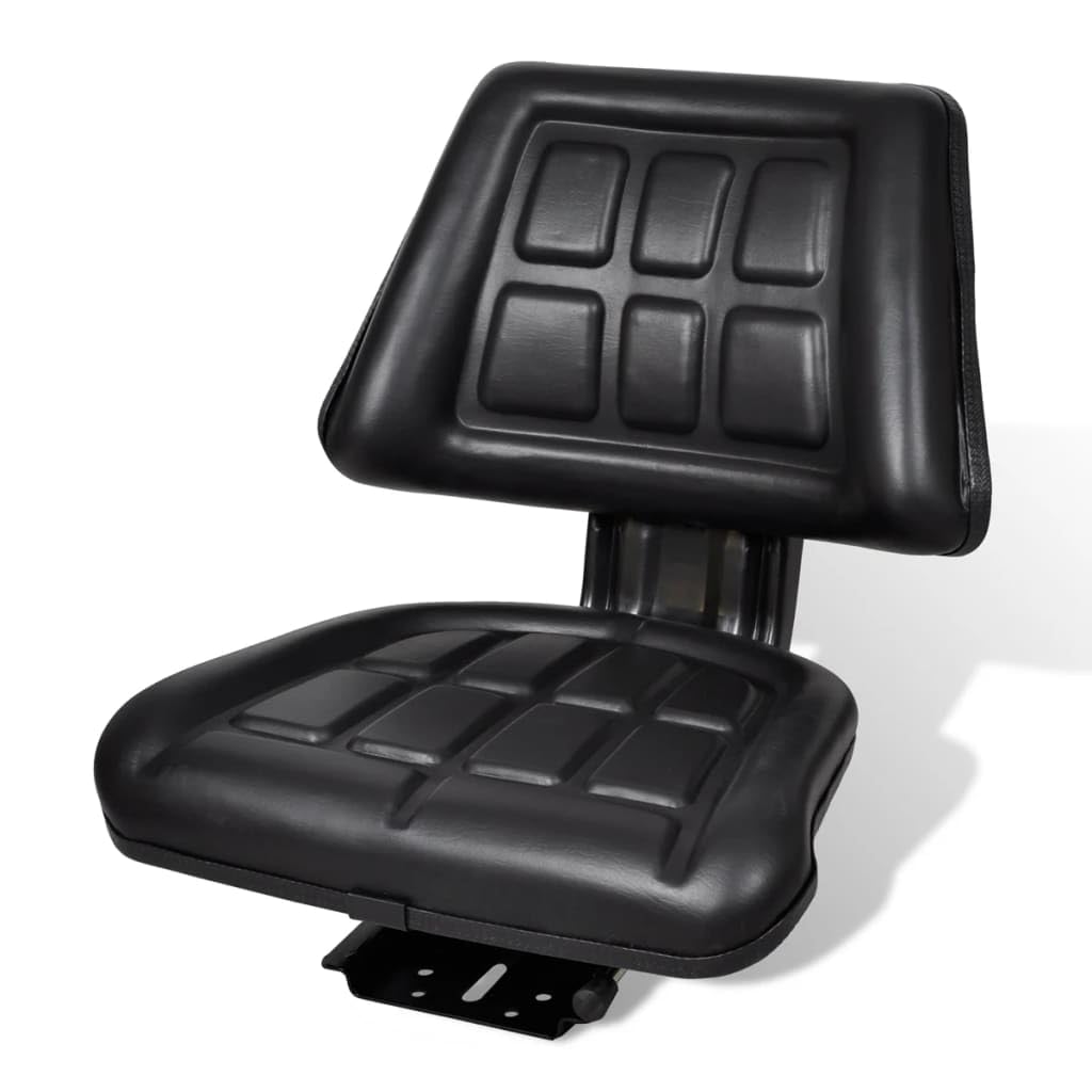 Furniture Select - Traktor Sitz mit Rückenlehne schwarz von LLEZKBR