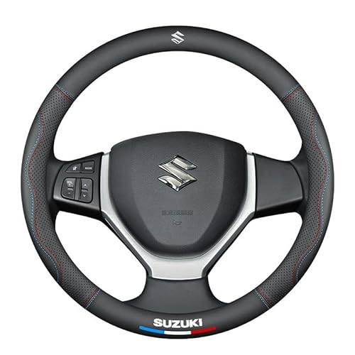 Auto Lenkradabdeckung, für Suzuki SX4 S-Cross II 2013-2021 weich bequem mode anti-rutsch Lenkradbezug Auto Innenraumzubehör von LLKJMJJU