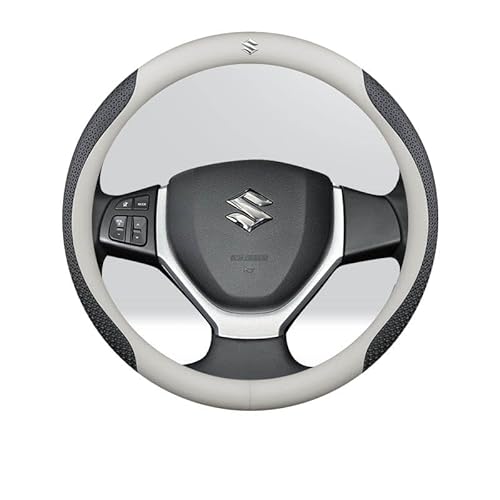 Auto Lenkradabdeckung, für Suzuki Vitara IV 2014-2018+ weich bequem mode anti-rutsch Lenkradbezug Auto Innenraumzubehör,B von LLKJMJJU