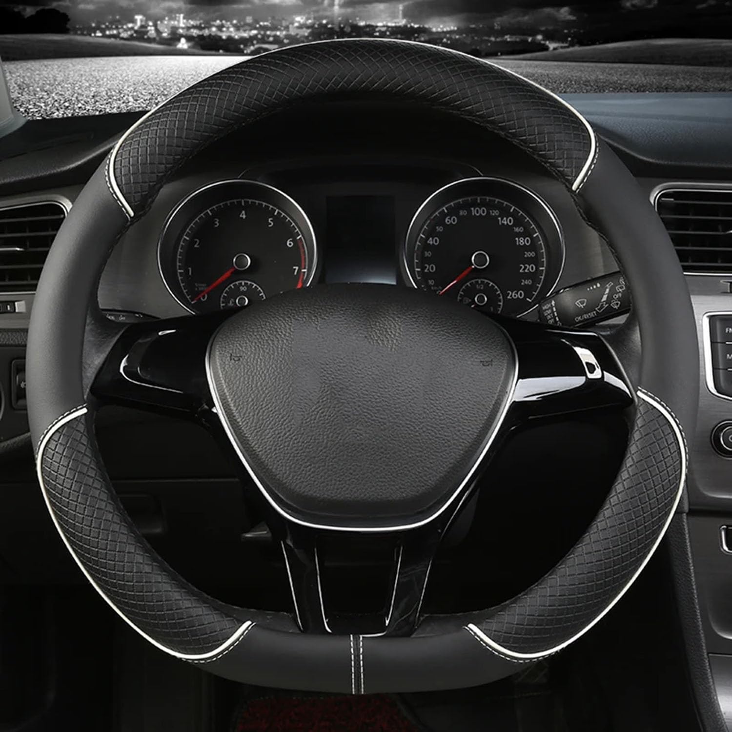 Auto Lenkradbezug,Für Dacia Duster Ⅱ SUV 2018-2020 2021 2022 2023 2024,Anti Rutsch Atmungsaktiv Lenkradabdeckung Lenkradschoner Dekozubehör,C-White-Type D Auto Lenkradbezug,Für Dacia Duster Ⅱ SUV 2018-2020 2021 2022 2023 2024,Anti Rutsch Atmungsaktiv Lenkradabdeckung Lenkradschoner Dekozubehör,C-White-Type D von LLL6zzzK
