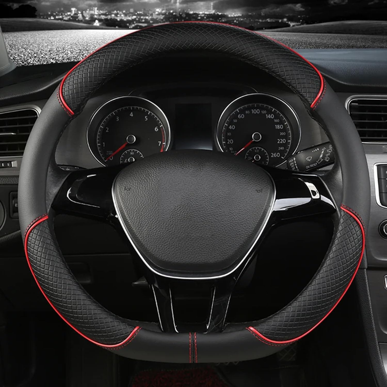 Auto Lenkradbezug,Für Dacia Spring Crossover 2021 2022 2023 2024,Anti Rutsch Atmungsaktiv Lenkradabdeckung Lenkradschoner Dekozubehör,A-Red-Type D Auto Lenkradbezug,Für Dacia Spring Crossover 2021 2022 2023 2024,Anti Rutsch Atmungsaktiv Lenkradabdeckung Lenkradschoner Dekozubehör,A-Red-Type D von LLL6zzzK