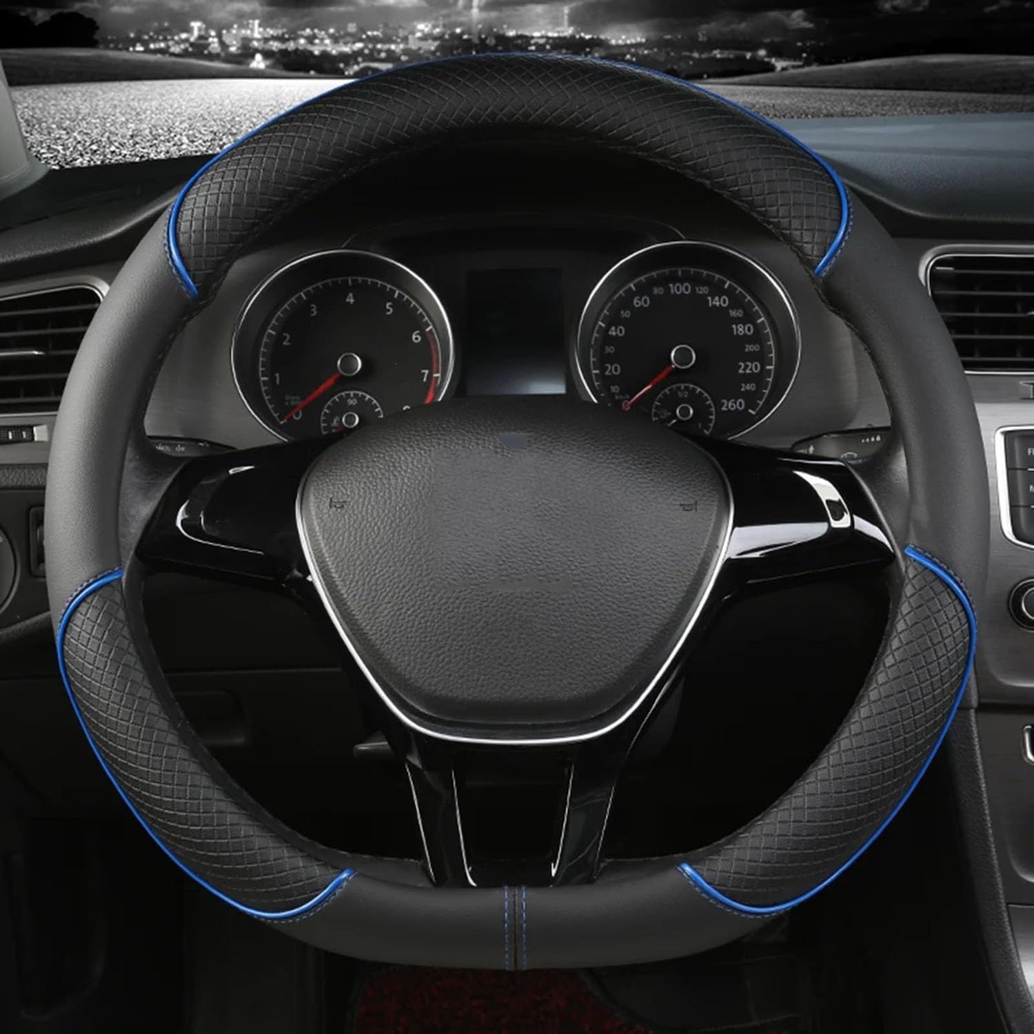 Auto Lenkradbezug,Für Mercedes Benz Maybach S-Class 2015-2024,Anti Rutsch Atmungsaktiv Lenkradabdeckung Lenkradschoner Dekozubehör,B-Blue-Type D Auto Lenkradbezug,Für Mercedes Benz Maybach S-Class 2015-2024,Anti Rutsch Atmungsaktiv Lenkradabdeckung Lenkradschoner Dekozubehör,B-Blue-Type D von LLL6zzzK