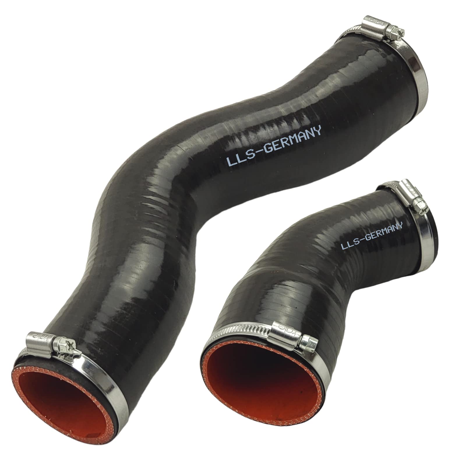 LLS-GERMANY 2x Turboschlauch Ladeluftschlauch Kompatibel mit Ford Galaxy - Ford S-MAX - Ford Mondeo Mk4 1596810 SET von LLS-GERMANY