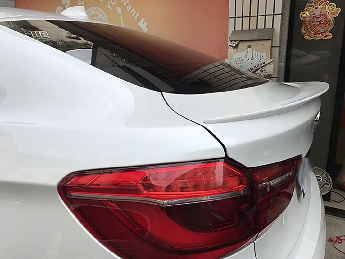 Auto Heckspoiler für BMW X6 F16 2015 2016 2017 2018 2019,Auto Heck Kofferraumspoiler Heckflügel Tuning Autozubehör Kratzfeste Karosserie-Kits von LLTSNT