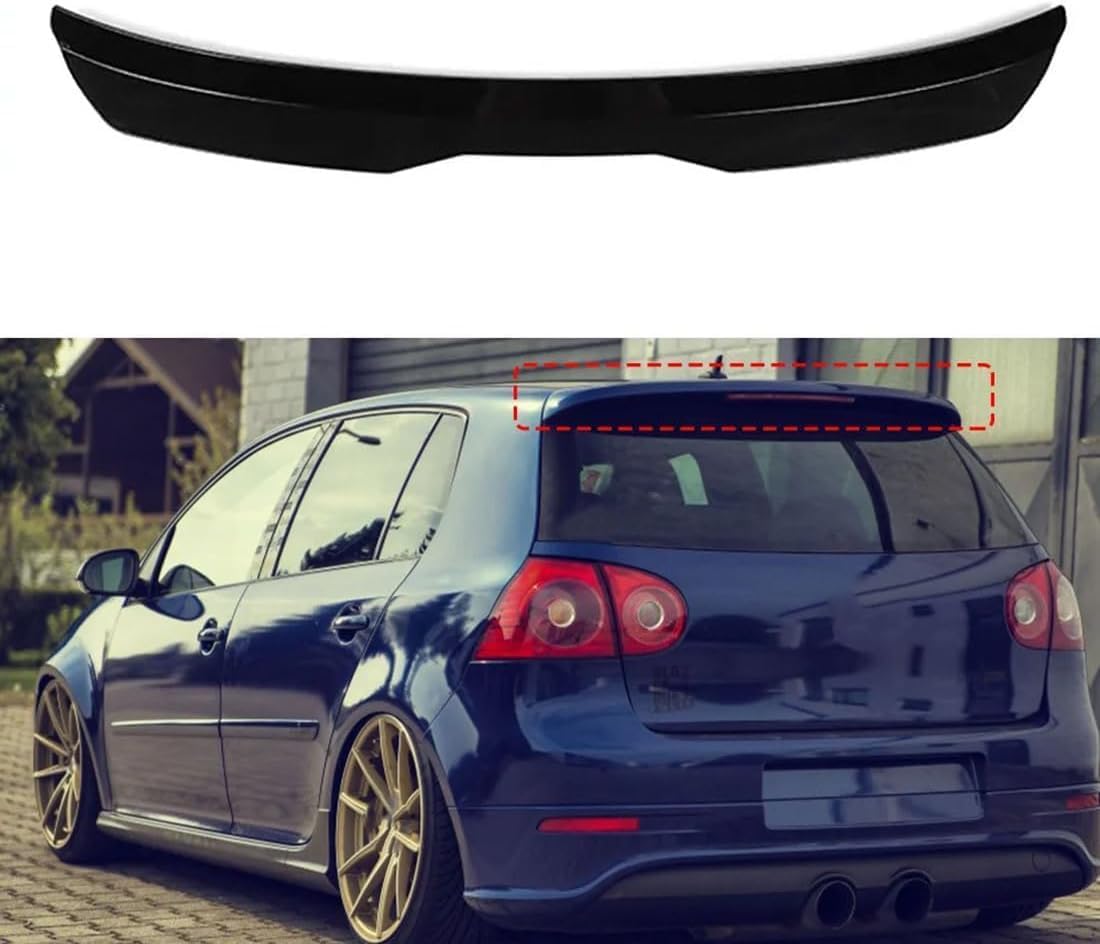 Auto Heckspoiler für VW Golf 5 MK5 R32 GTI R,Auto Heck Kofferraumspoiler Heckflügel Tuning Autozubehör Kratzfeste Karosserie-Kits,A von LLTSNT