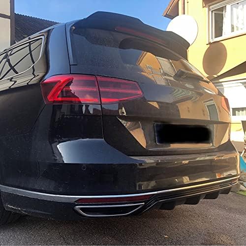 Auto Heckspoiler für VW Passat B8 2017 2018 2019,Auto Heck Kofferraumspoiler Heckflügel Tuning Autozubehör Kratzfeste Karosserie-Kits von LLTSNT