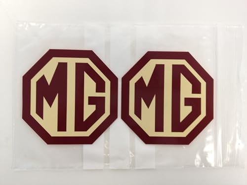 Auto Logo Emblem Badge für MG TF 70 mm,Frontklappe Kofferraum Heckklappen Logo Aufkleber Selbstklebend Karosserie Styling Anbauteile Zubehör von LLTSNT