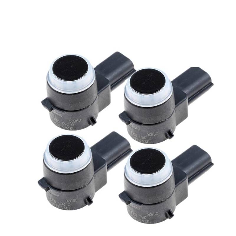 Einparkhilfe PDC Sensor Für Astra J Für Insignia Für Meriva B 13242365 3 Pins PDC Parkplatz Sensor 13332755 PDC Rückfahr Assist Sensor(Black 4 pcs) von LLYIXUAI