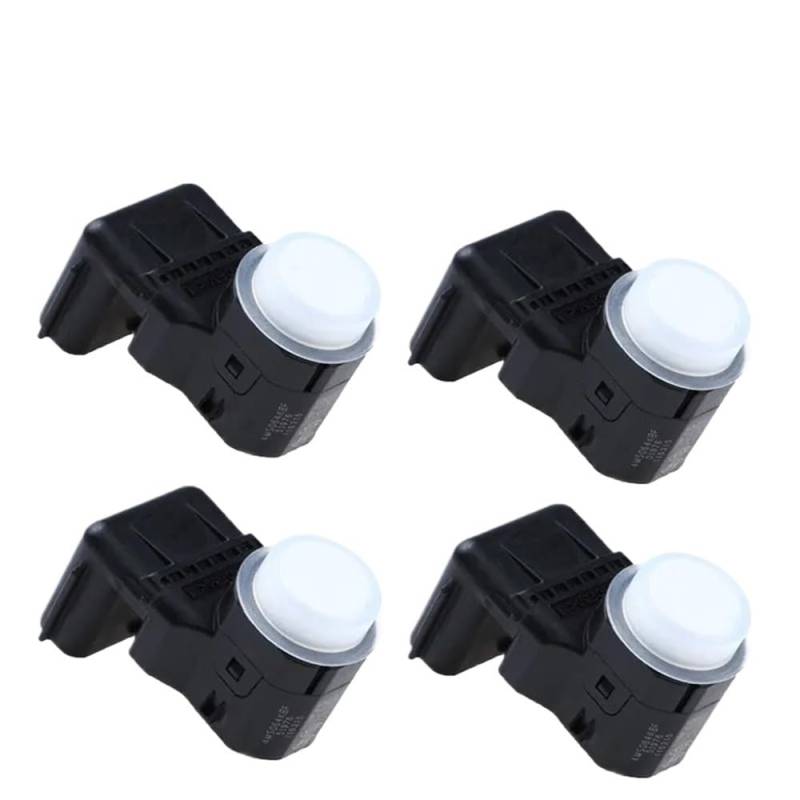 Einparkhilfe PDC Sensor Für Kia 95720-C5050 95720C5050 Einparkhilfe Sensor 4MS064KBD 4PCS Weiße Farbe PDC Parkplatz Sensor von LLYIXUAI