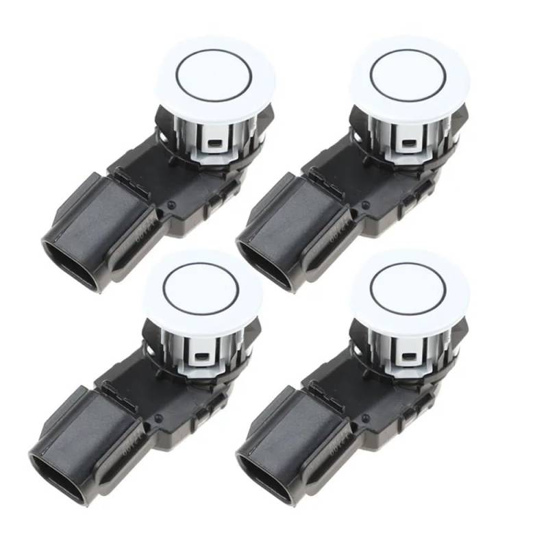 Einparkhilfe PDC Sensor Für RAV4 2017-2018 89341-12100 8934112100 PDC Parkplatz Sensor Einparkhilfe Rückfahr Unterstützen Sensor(White 4 PCS) von LLYIXUAI