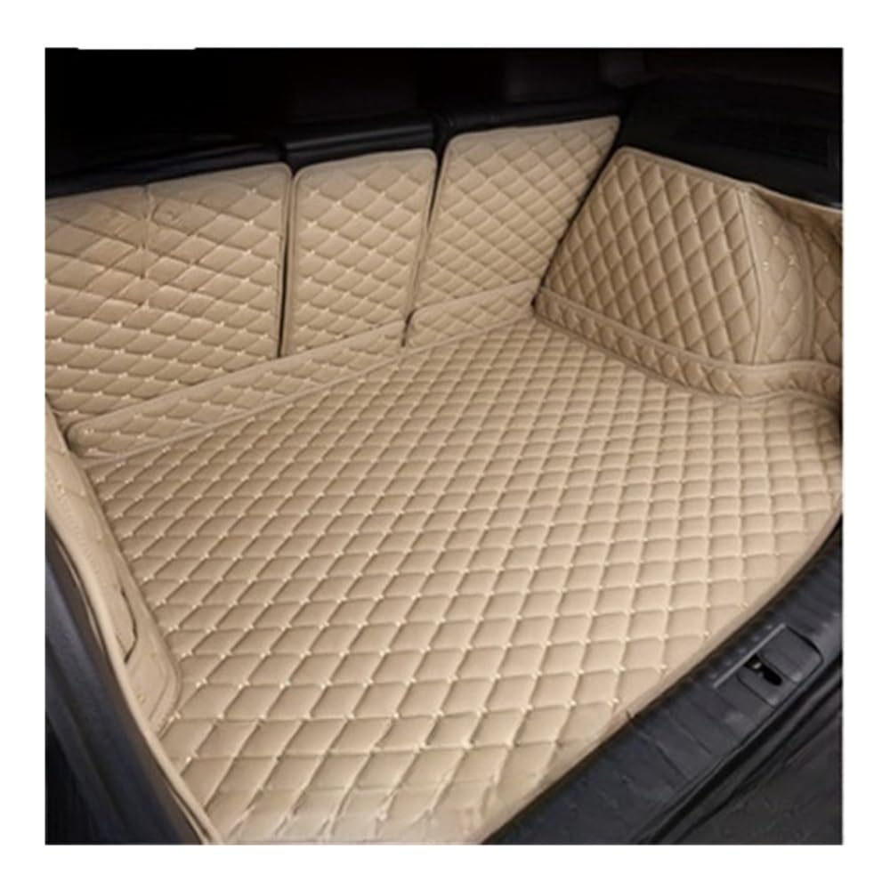 Für A7 2012 2013 2014 2015 2016 2017 2018 Auto Kofferraum Matte Cargo-Liner Zubehör Innen Boot Kofferraumwanne Kofferraummatte(Beige) von LLYIXUAI