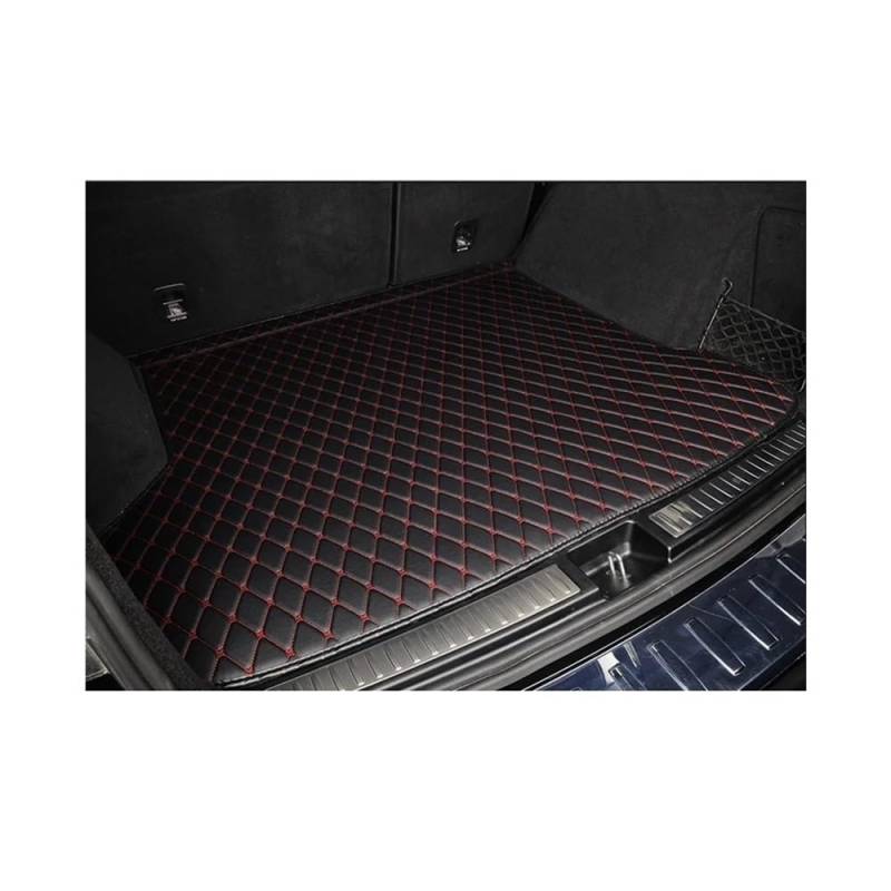 Für Axela 2020 2021 Auto Volle Abdeckung Boot Liner Auto Boot Innen Zubehör Protector Pads Kofferraumwanne Kofferraummatte(Black Red) von LLYIXUAI