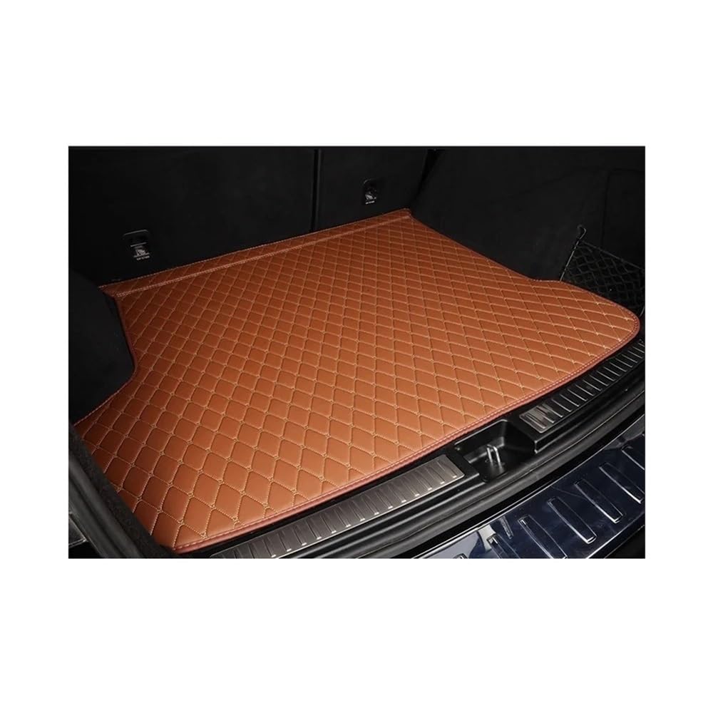 Für Axela 2020 2021 Auto Volle Abdeckung Boot Liner Auto Boot Innen Zubehör Protector Pads Kofferraumwanne Kofferraummatte(Brown) von LLYIXUAI