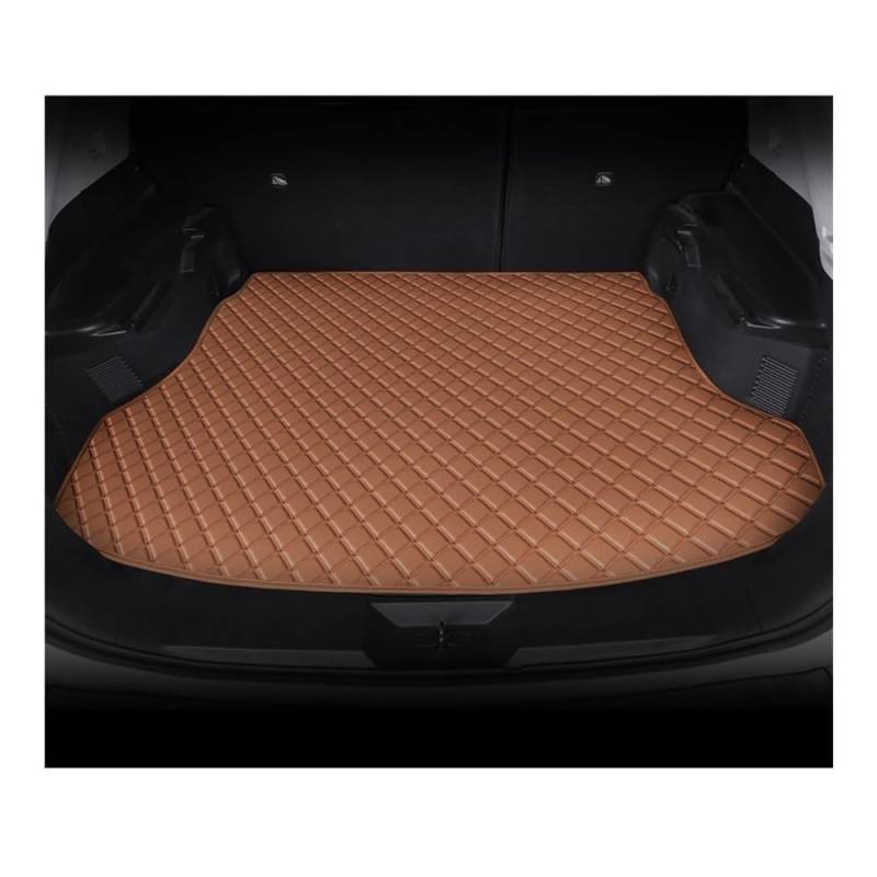 Für Benz Für ML 2012 2013 2014 2015 2016 PU Auto Volle Abdeckung Kofferraumwanne Innenausstattung Autozubehör Teppich Kofferraumwanne Kofferraummatte(Brown) von LLYIXUAI