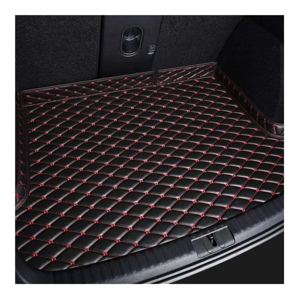 Für Citroen Für DS 4S 2016 2017 2018 Kofferraummatte Kofferraumwanne Cargo Liner Autozubehör Innenausstattung Kofferraumwanne Kofferraummatte(Black red) von LLYIXUAI