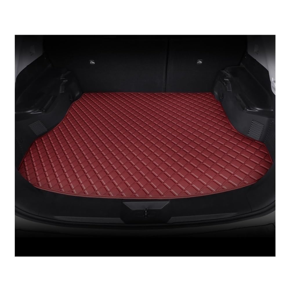 Für Q7 5seat EV 2019 2020 2021 Auto Volle Abdeckung Boot Liner Boden Schutz Abdeckung Auto Zubehör Teppich Kofferraumwanne Kofferraummatte(Wine red) von LLYIXUAI