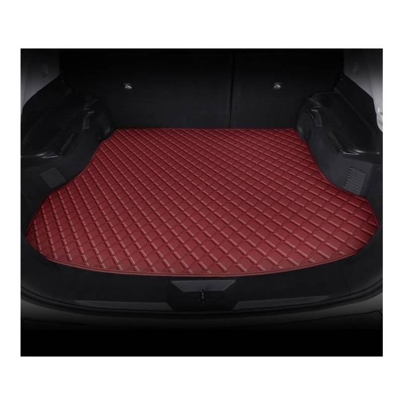 Für Q7 5seat EV 2019 2020 2021 Auto Volle Abdeckung Boot Liner Boden Schutz Abdeckung Auto Zubehör Teppich Kofferraumwanne Kofferraummatte(Wine red) von LLYIXUAI