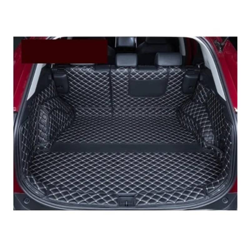 Für RAV4 Für XA50 2020 2021 Autozubehör Kofferraumschutzmatte Innenabdeckung Teilschutz Kofferraumwanne Kofferraummatte(Full Cover Black) von LLYIXUAI