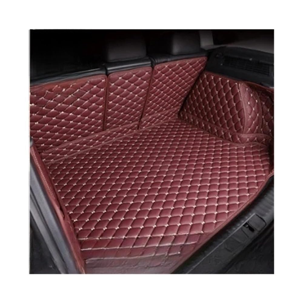 Für Volvo Für V60 2011 2012 2013 2014 2015 2016 2017 2018 Auto Kofferraum Matte Cargo-Liner Zubehör Innen Boot Kofferraumwanne Kofferraummatte(Wine red) von LLYIXUAI