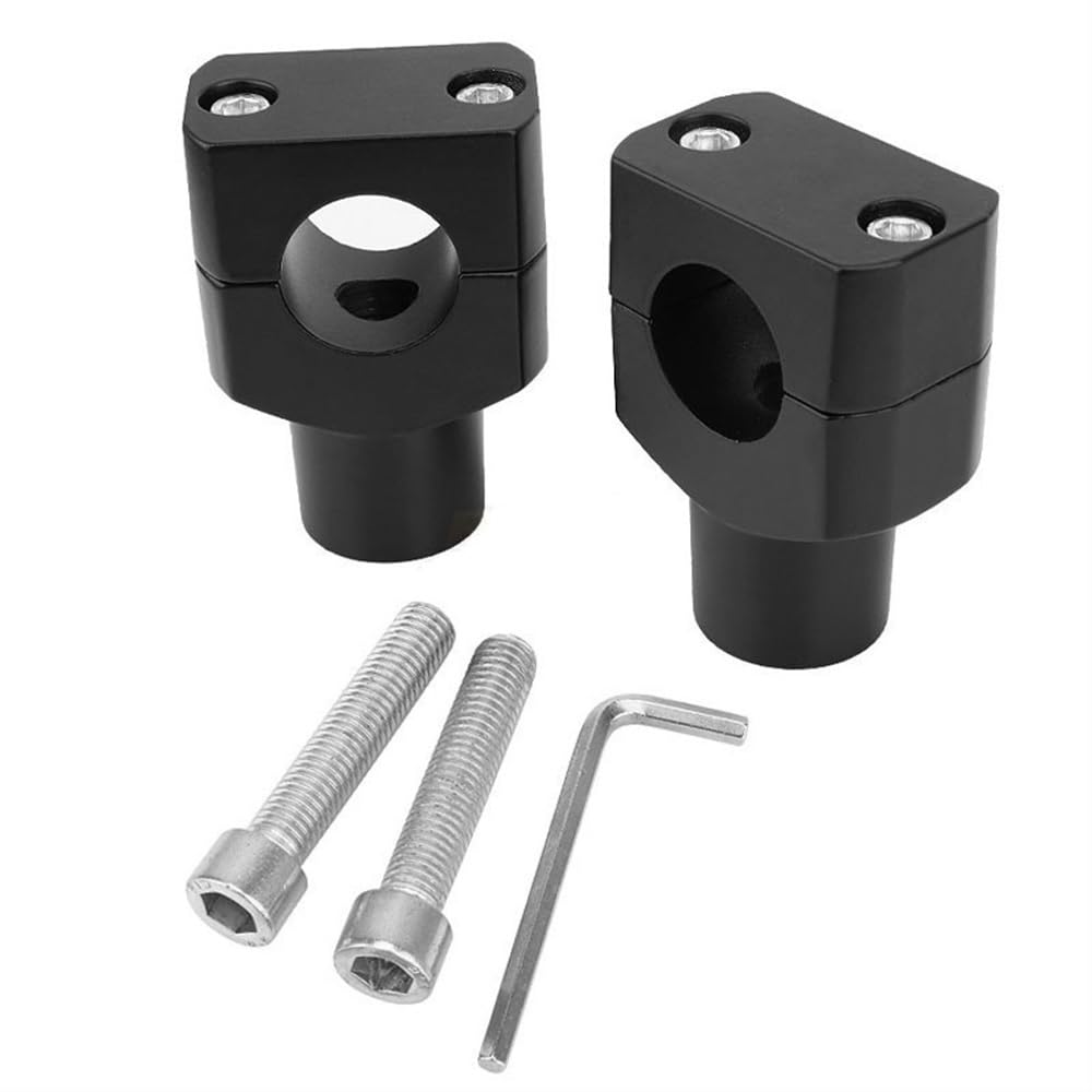 LLYIXUAI Bar Risers Clamp Bar Motorrad-Lenkererhöhungs-Set, 2,5 cm, Klemme, Motorrad-Lenkerklemme, Kompatibel Mit K&awasaki 25-mm-Lenkern Motorrad Lenkererhöhung von LLYIXUAI