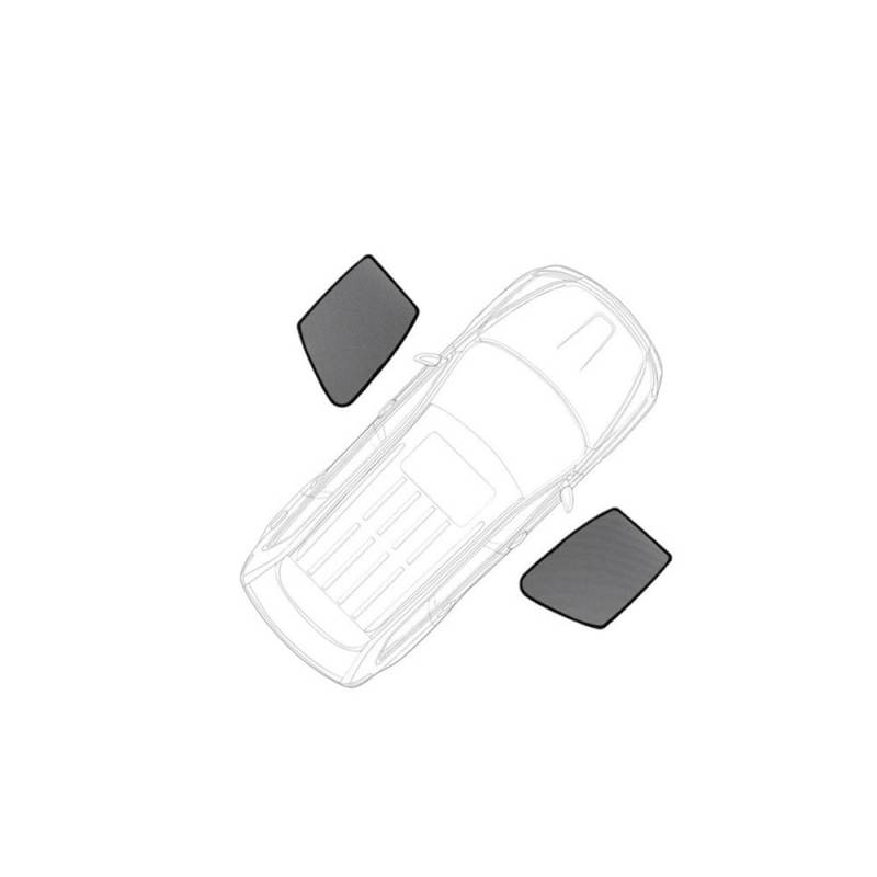 LLYIXUAI Für A3 S3 8P Fließheck 2003-2012 Auto Sonnenschutz Frontscheibe Vorhang Hinten Seite Fenster Schatten Visier Schiebedach Sonnenblende(2PCS Front Windows) von LLYIXUAI