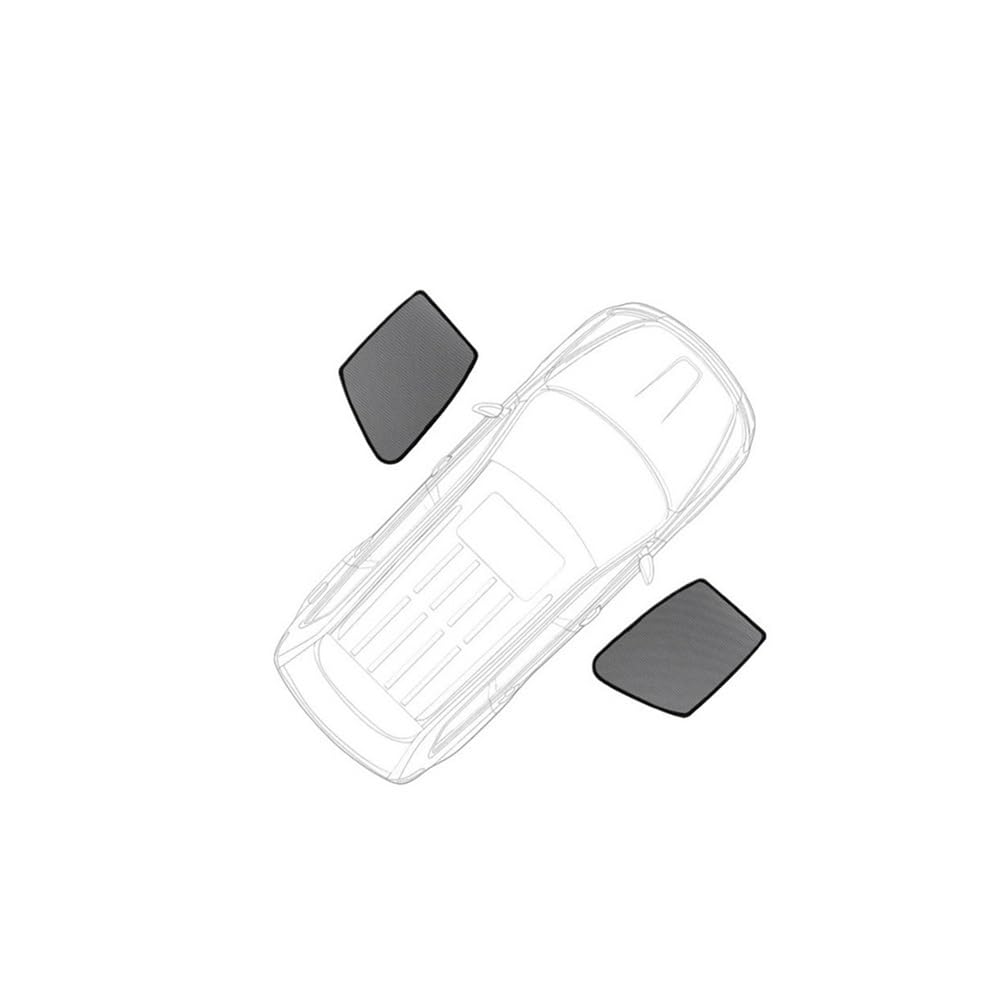 LLYIXUAI Für BYD Für Atto 3 2024 2023 Für Yuan Plus 2022 2021 Auto Sonnenschutz Frontscheibe Rahmen Vorhang Seite Fenster Schatten Schiebedach Sonnenblende(2PCS Front Windows) von LLYIXUAI