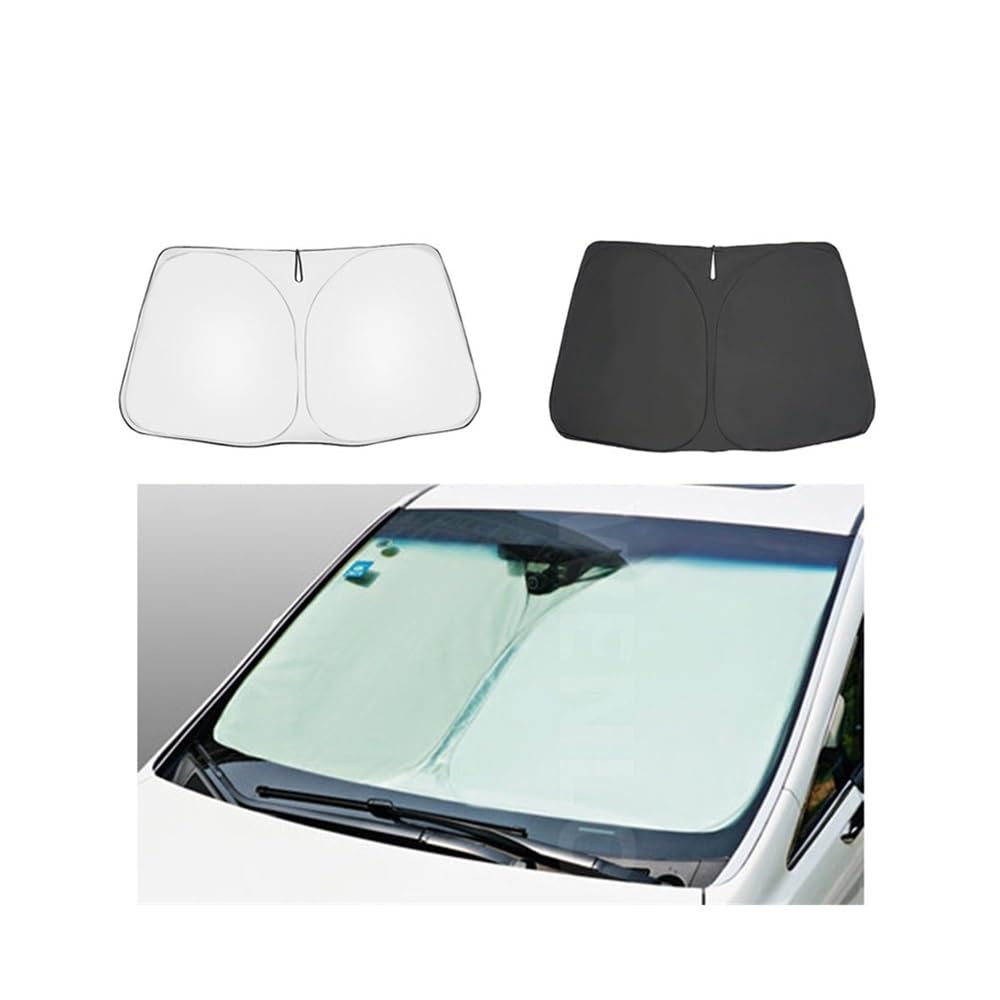 LLYIXUAI Für Benz Für S Klasse W222 2014-2021 Auto Sonnenschutz Frontscheibe Mesh Vorhang Hinten Seite Fenster Schatten Schiebedach Sonnenblende(Front Windshield) von LLYIXUAI