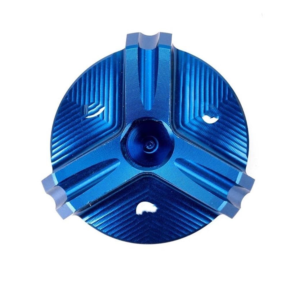 LLYIXUAI Für FJR 1300 2004-2022 2023 2024 Motorrad Vorderrad-Bremsflüssigkeitsbehälter Abdeckung Deckel Zubehör Vorne Hinten Brems Reservoir Abdeckung(Blue) von LLYIXUAI