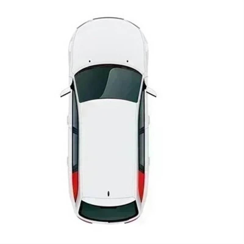 LLYIXUAI Für Golf 6 VI Für Variant Wagon 2008-2012 Autofenster Sonnenschutz Vorhang Mesh Frontscheibe Vorhang Schiebedach Sonnenblende(2PCS Side Triangle) von LLYIXUAI