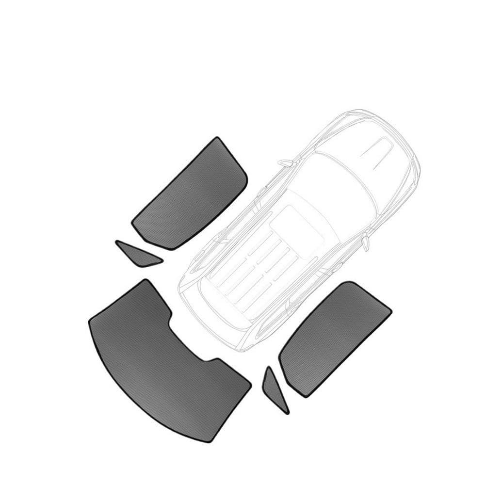 LLYIXUAI Für Kia Für Carens 2006-2013 Auto Visier Zubehör Fenster Windschutzscheibe Abdeckung Sonnenschutz Vorhang Mesh Schatten Blind Schiebedach Sonnenblende(Rear 5pcs) von LLYIXUAI