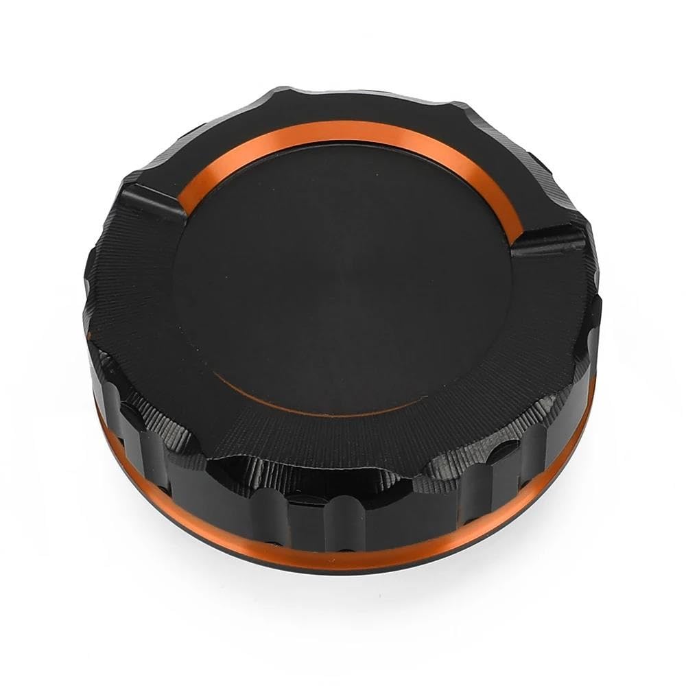 LLYIXUAI Für MT-09 Für MT09 SP 2021 2022 2023 2024 Motorrad Vorderen Brems Flüssigkeit Zylinder Reservoir Abdeckung Öl Kappe Vorne Hinten Brems Reservoir Abdeckung(Orange) von LLYIXUAI