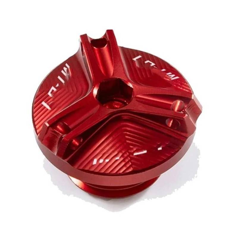 LLYIXUAI Für MT07 2015-2024 2023 2022 2021 Vorne Hinten Bremsflüssigkeit Reservoir Abdeckung Öl Einfülldeckel Vorne Hinten Brems Reservoir Abdeckung(Oil Filler Cap-red) von LLYIXUAI